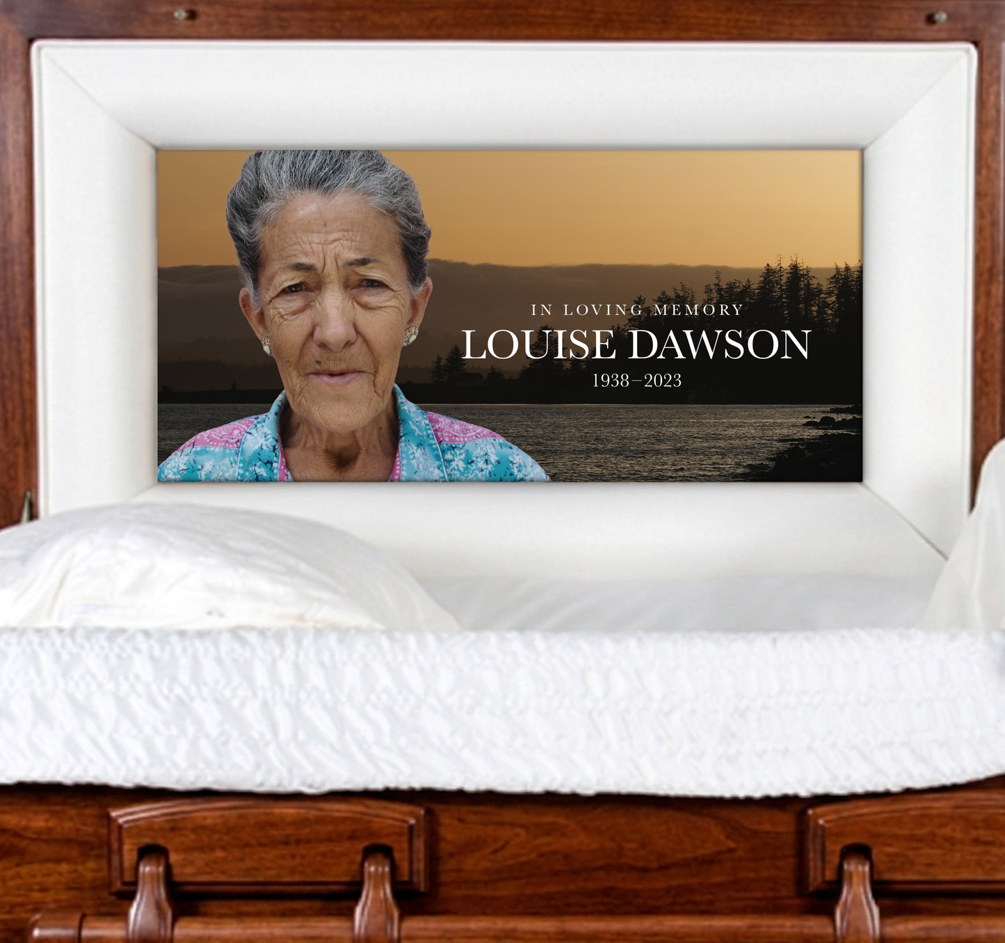 Coastal Sunset | Casket Lid Panel