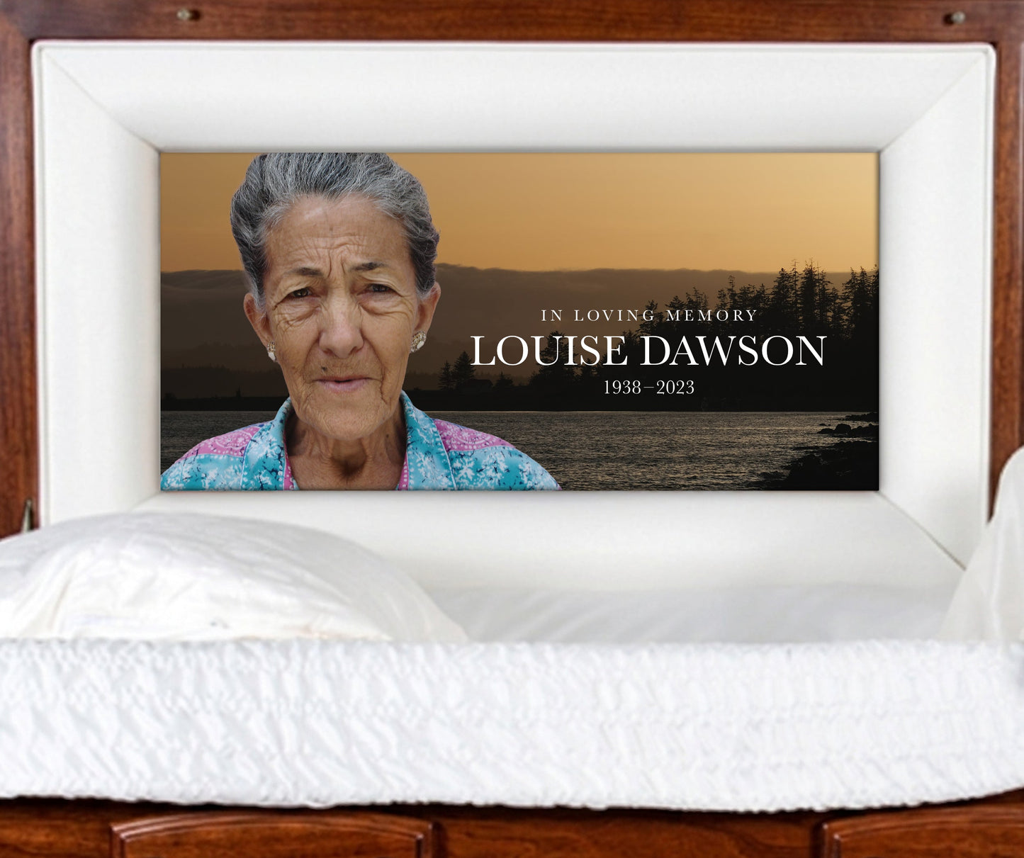 Coastal Sunset | Casket Lid Panel