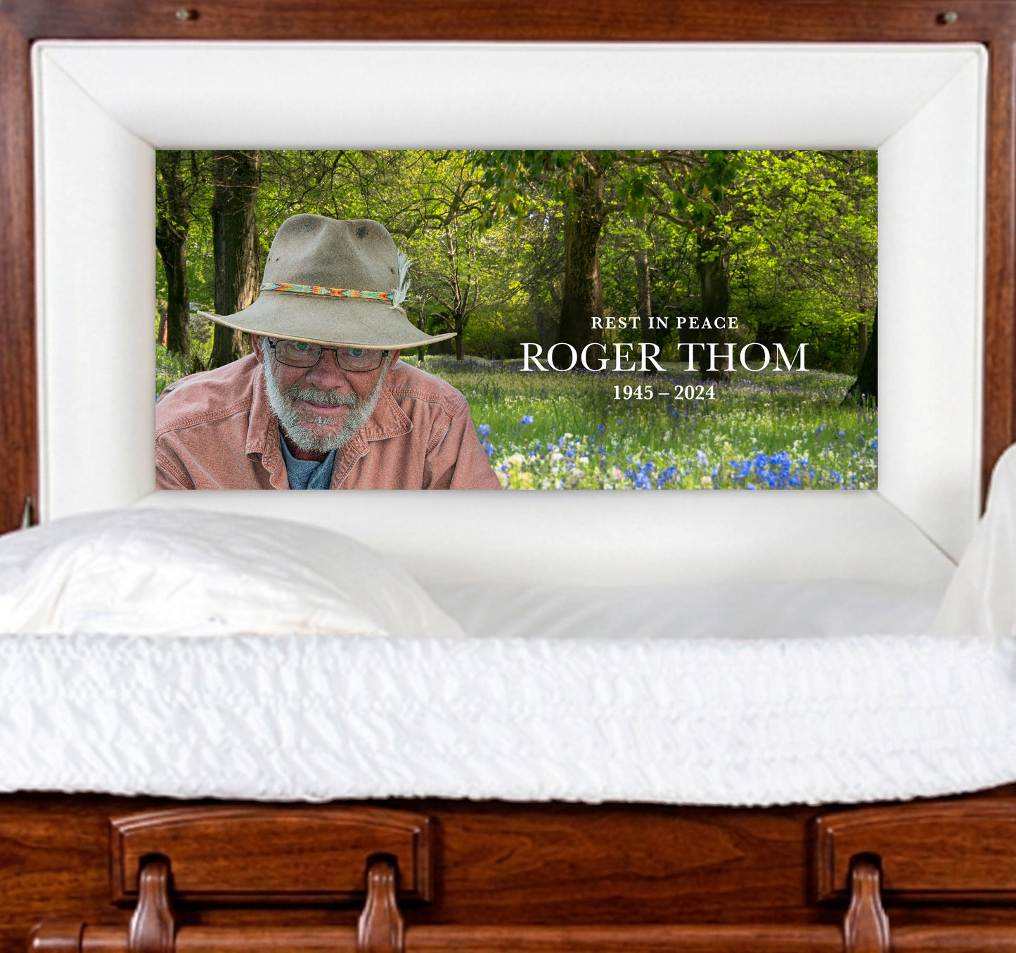 Bluebell Meadow | Casket Lid Panel