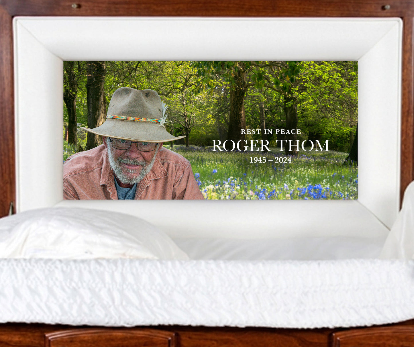 Bluebell Meadow | Casket Lid Panel