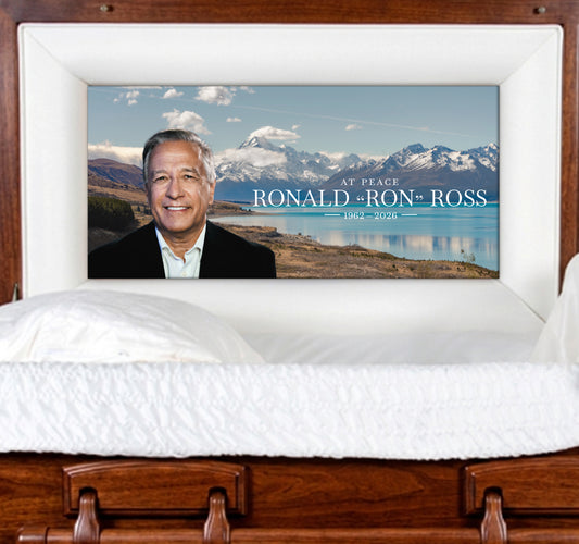 Alpine Peace | Casket Lid Panel