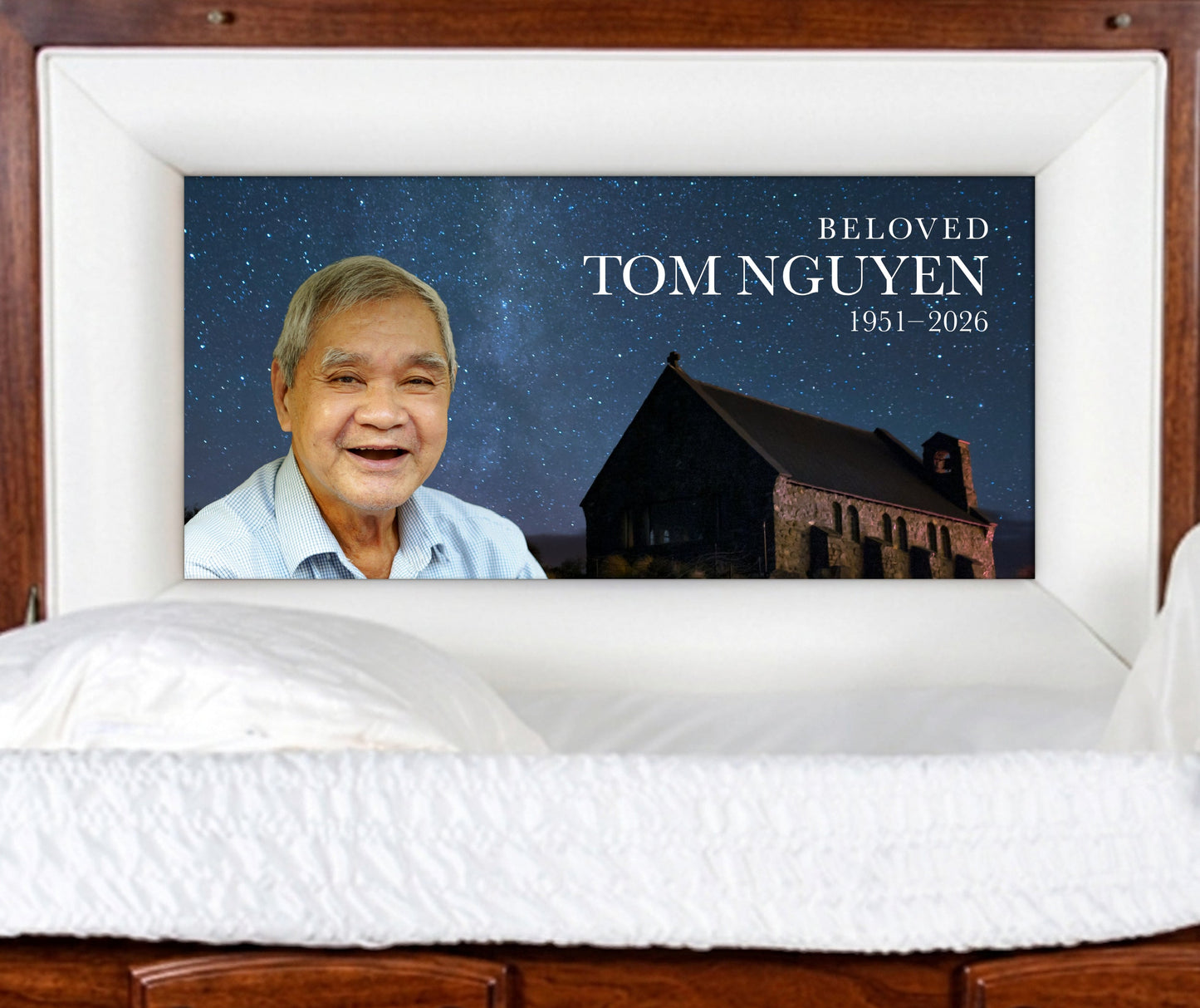 Starlit Sanctuary | Casket Lid Panel